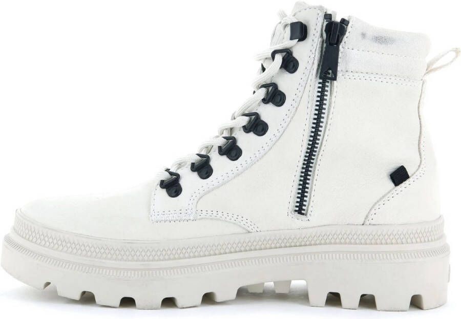 Palladium PALLATROOPER HKR VeterbootsHoge sneakersHoge sneakersDames veterschoenenHalf-hoge schoenenHeren sneakersHeren veterschoenVrije tijd half-hoog Zwart - Foto 8