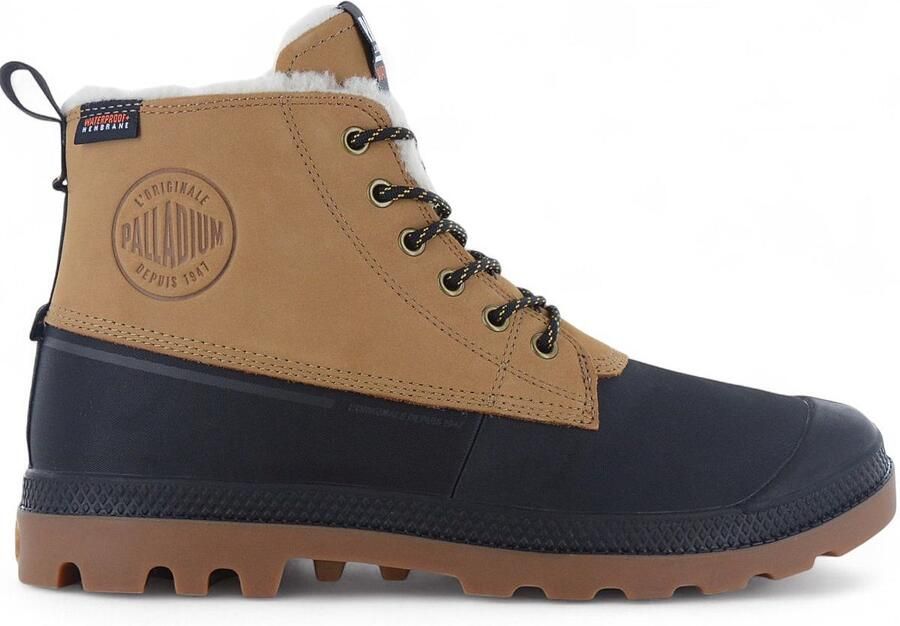 Palladium Pampa Duck WL WP+ Waterproof Winter Laarzen Bruin Gevoerd 79547-254-M