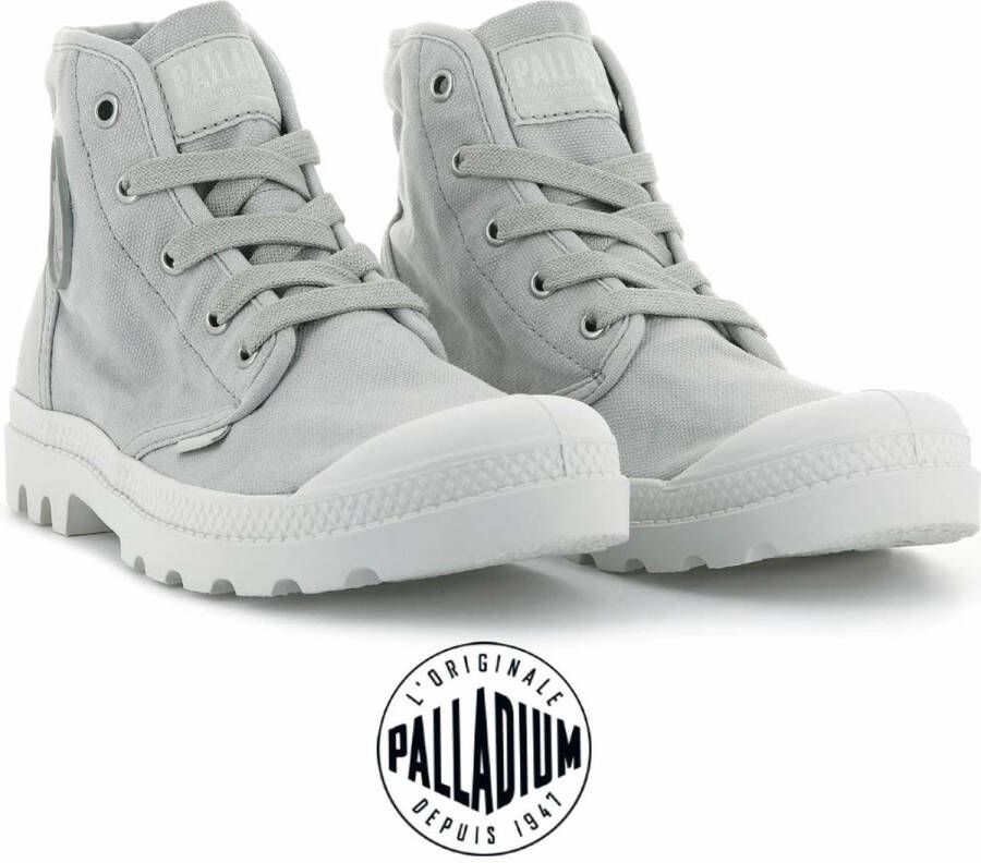 Palladium s Pampa Hi Canvas 92352-071-Gray Flannel