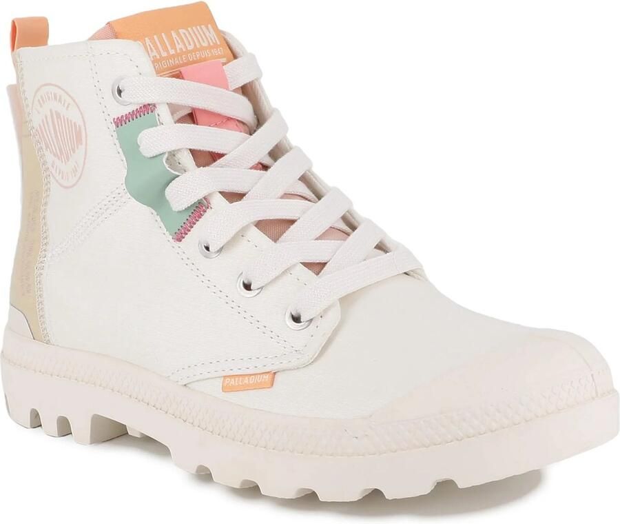 Palladium Pampa Hi Urban Layer dameslaarsjes 94668-161-M wit - Foto 1