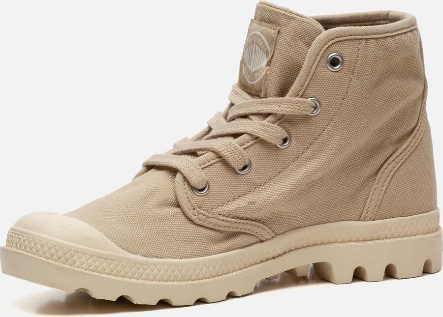 Palladium Womens Pampa Hi Veterboots Laarzen Met Veters Dames Beige - Foto 4