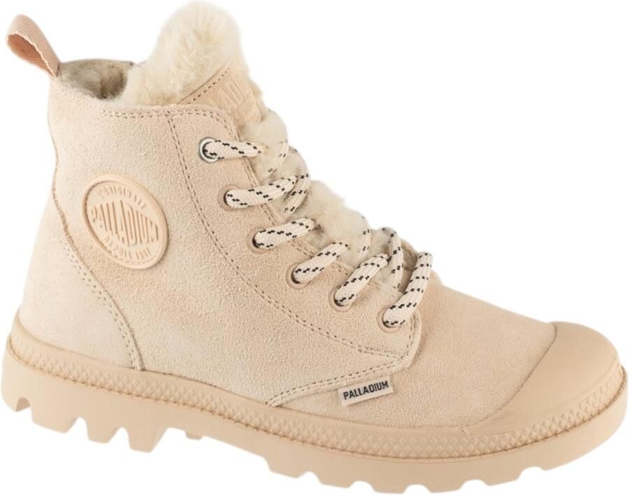 Palladium Pampa Hi Zip WL Hivr Vrouwen Beige Sneakers - Foto 1