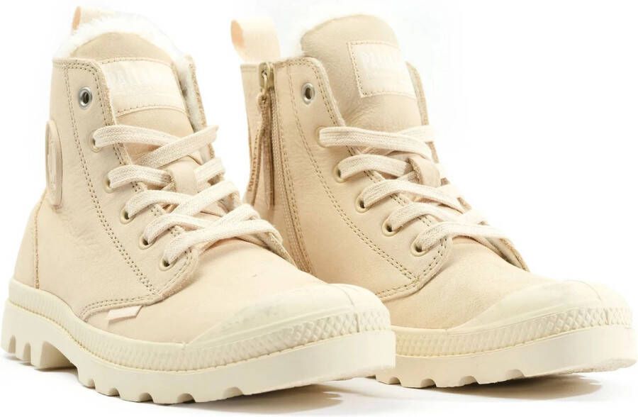 Palladium Pampa Hi Zip WL W winter-enkellaarzen voor dames 95982-217 beige - Foto 9
