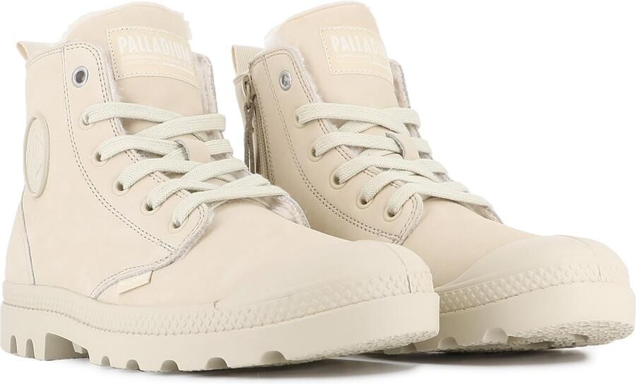 Palladium Pampa Hi Zip WL W winter-enkellaarzen voor dames 95982-217 beige - Foto 14