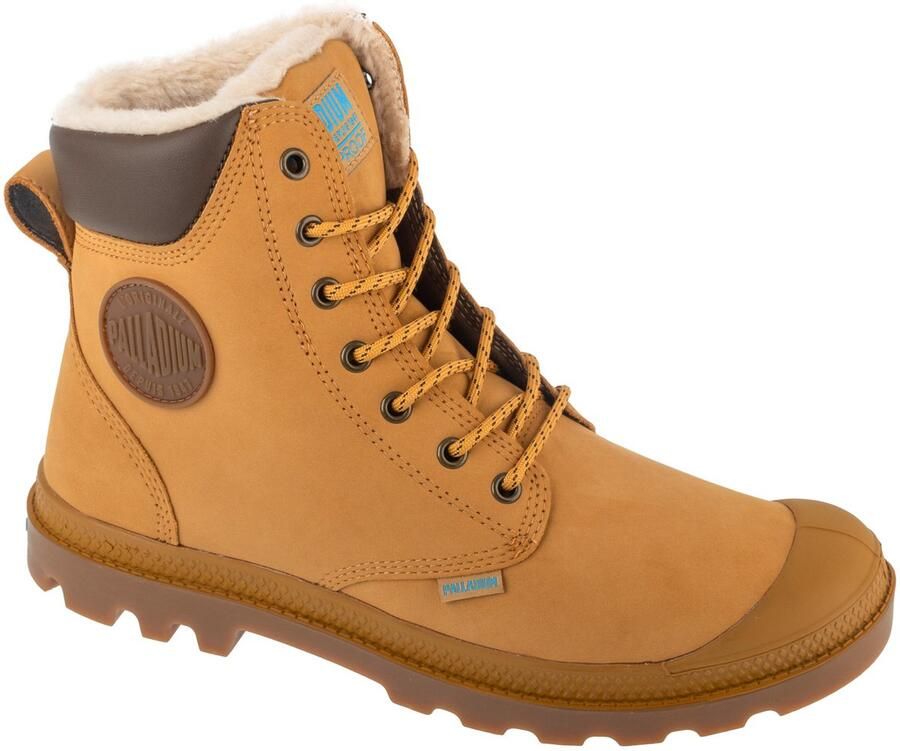 Palladium Pampa Sport Cuff WPS Laarzen Schoenen Boots Gevoerd Leer Bruin 72992-228-M