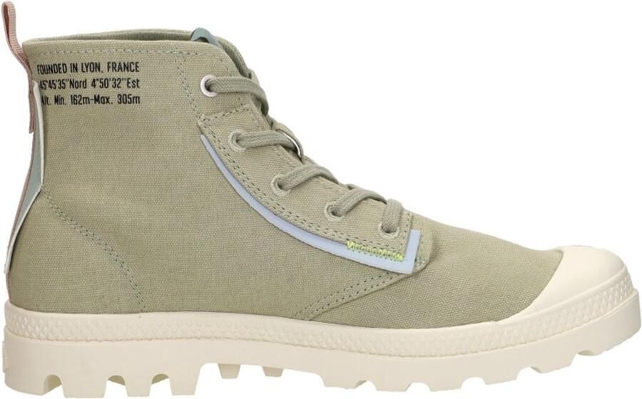 Palladium PAMPA UNDERLAYER M Half-hoge schoenenPopulaire damesschoenen Groen