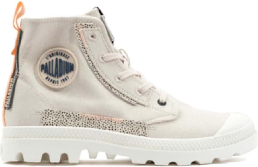 Palladium PAMPA UNDERLAYER Volwassenen Half-hoge schoenen Wit beige - Foto 3