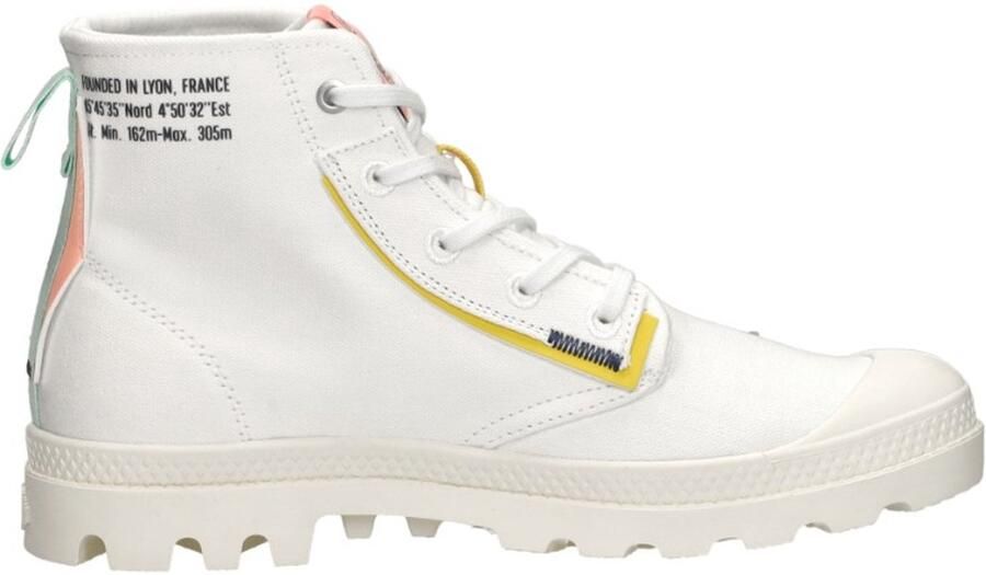 Palladium PAMPA~UNDERLAYER~~~~~~~~~~~~~~ Half-hoge schoenen Wit beige