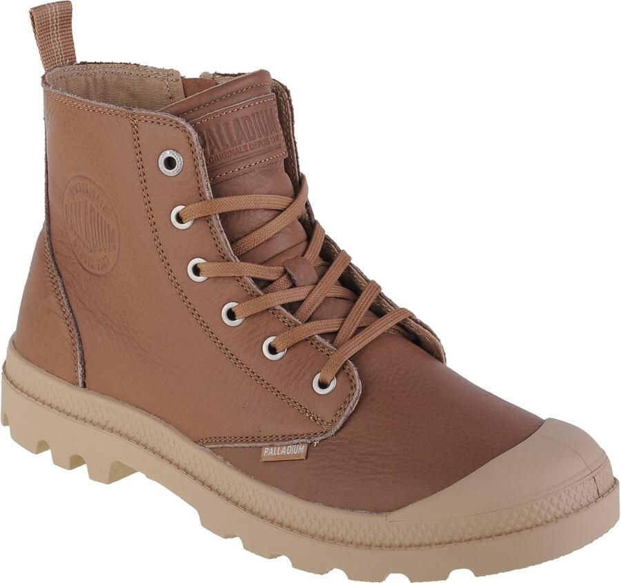 Palladium Pampa Zip Lth Ess 76888-254-M Mannen Bruin Sneakers