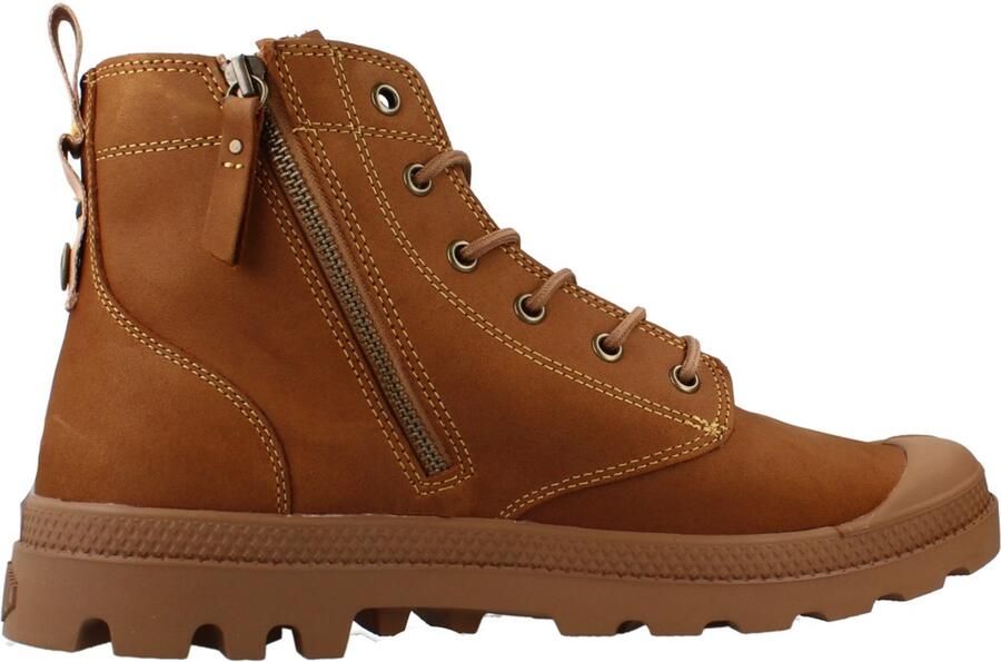 Palladium Pampa ZIP LTH Legacy Leather Heren Laarzen Boots Schoenen Bruin 79502-257-M