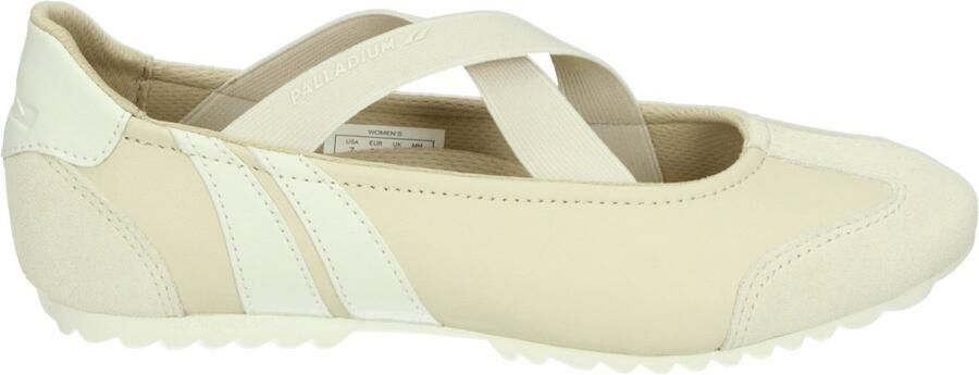 Palladium RACER BALLERINA LTH Ballerinaschoenen Wit beige