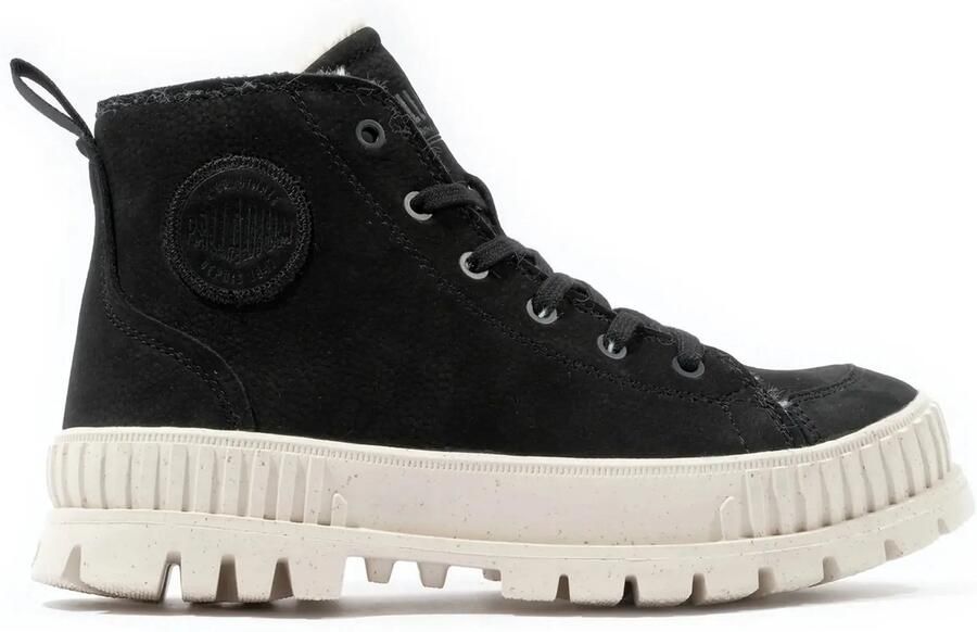 Palladium PALLASHOCK ZIP WARM Hoge sneakers Veterboots Dames veterschoenen Dames sneakersHalf-hoge schoenen Zwart