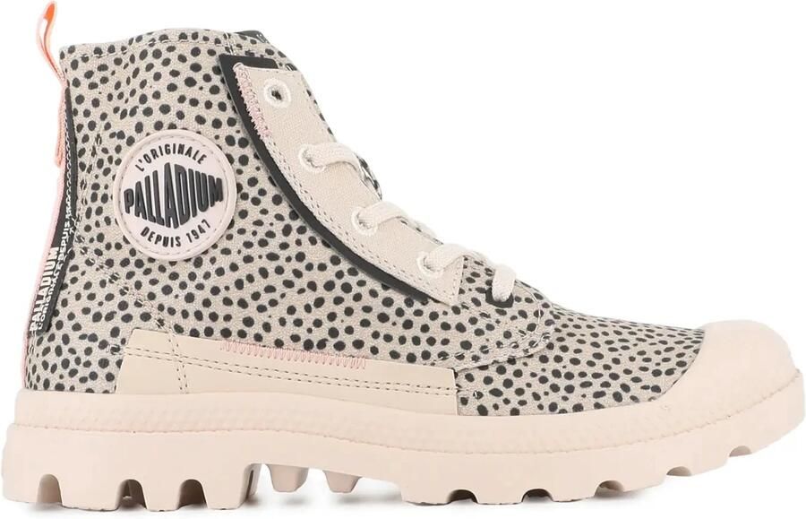 Palladium Veterlaarsjes 'PAMPA' beige zwart