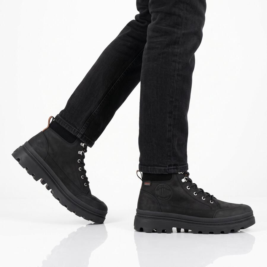 Palladium Troopercuff WP+ Waterproof Heren Laarzen Leer Boots Zwart 09545-008-M