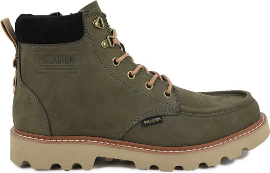 Palladium Trooperlite Grit Zip Laarzen Groen Man