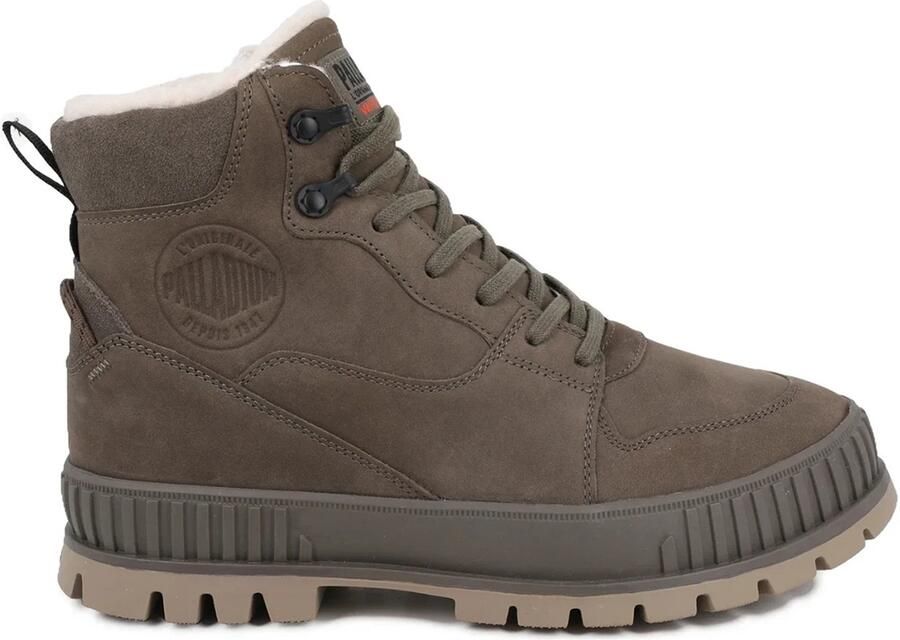 Palladium Unisex Pallashock Warm WP Leren Boots Major Brown