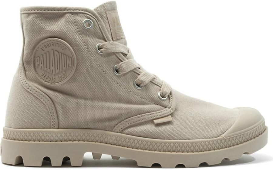 Palladium PAMPA HIGH PILAT M Half-hoge schoenen Wit beige