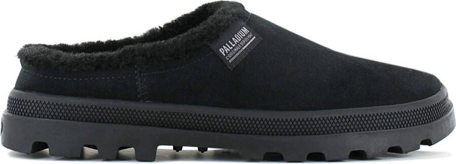 Palladium Palladune Mule Warm Slipper HausSchoenen Leer Zwart 74337-008-M