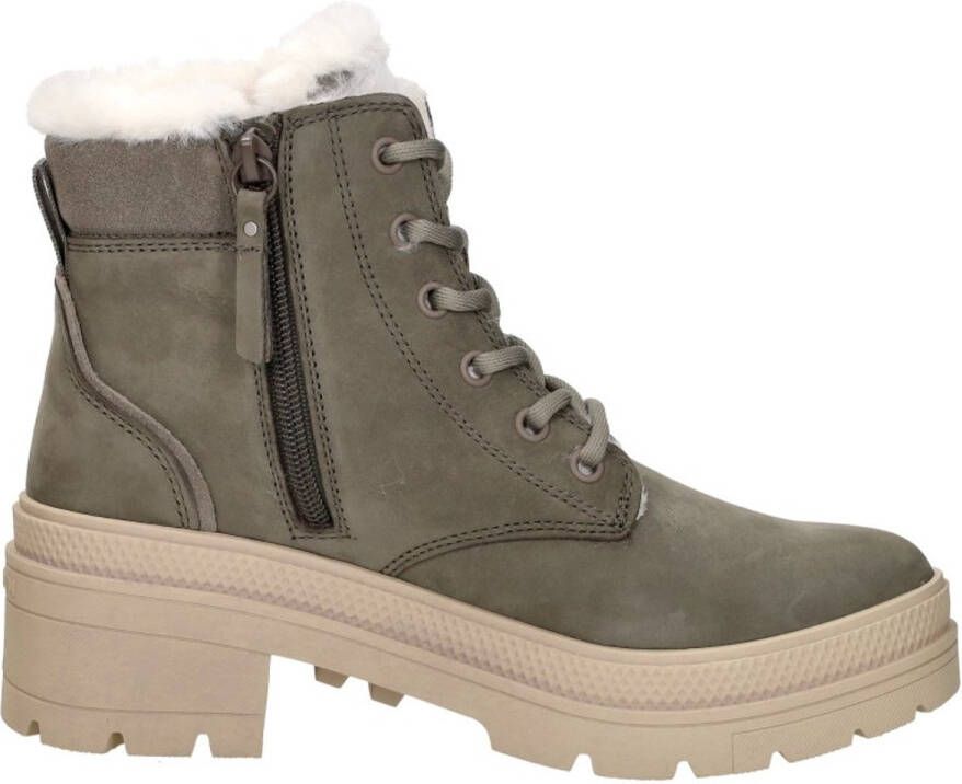 Palladium Pallarise NBK L Veterschoenen Hak Taupe