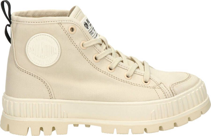 Palladium Pallashock Veterboots beige Canvas Dames