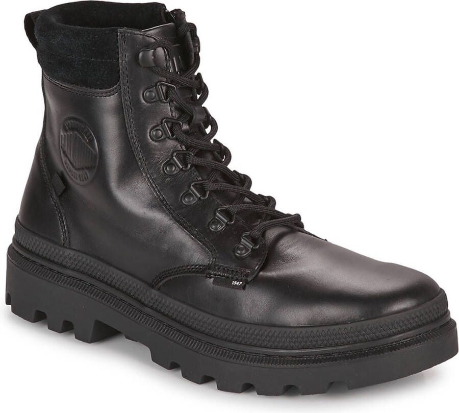Palladium Pallatrooper Hiker Leather Zwart Wandelschoenen Heren