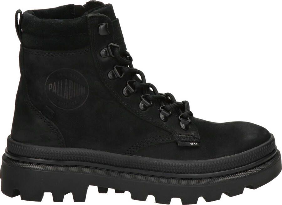 Palladium PALLATROOPER HKR Volwassenen VeterlaarzenHoge sneakers s veterschoenenHalf-hoge schoenen Zwart