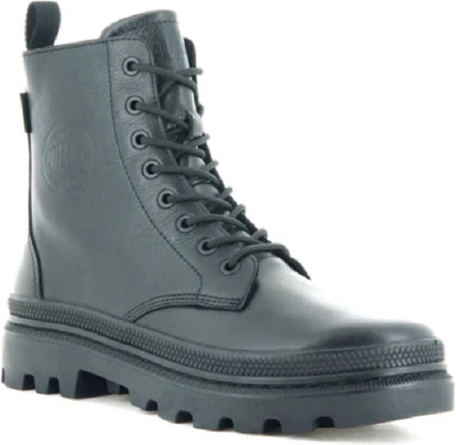 Palladium Paladrooper Zwarte Veterboot Zwart Dames - Foto 1