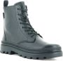 Palladium Paladrooper Zwarte Veterboot Zwart Dames - Thumbnail 1