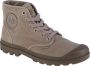 Palladium Pampa Hi 02352-297-M Mannen Grijs Sneakers - Thumbnail 1