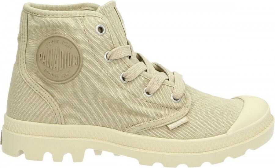 Palladium Womens Pampa Hi Veterboots Laarzen Met Veters Dames Beige - Foto 9