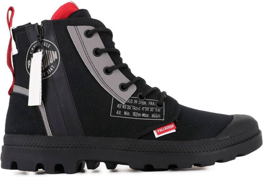 Palladium Pampa Hi Dare Zip Schoenen Zwart