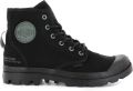 Palladium Hoge veterschoenen PAMPA HI HTG SUPPLY van textiel - Zwart