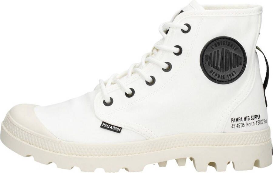 Palladium Pampa Hi HTG Supply Veterschoenen Hoog wit