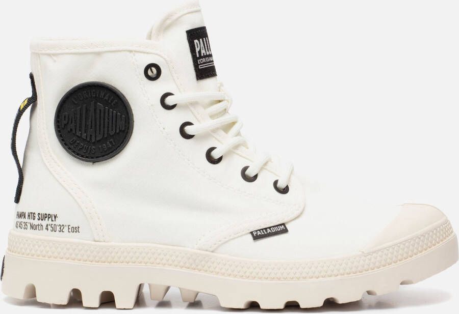 Palladium Pampa Hi HTG Supply Veterschoenen Hoog wit