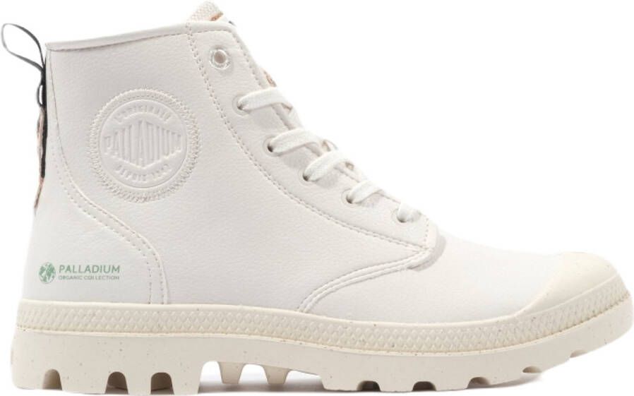 Palladium Enkellaarzen PAMPA HI RE-VEGN LTH 116-STAR WHITE 74378