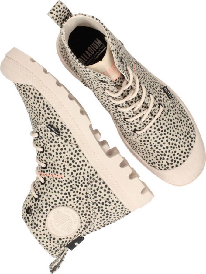 Palladium Pampa Hi Print Veterboots beige Canvas Dames