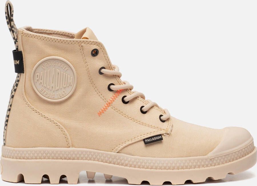 Palladium Pampa Hi Veterboots beige Canvas Dames