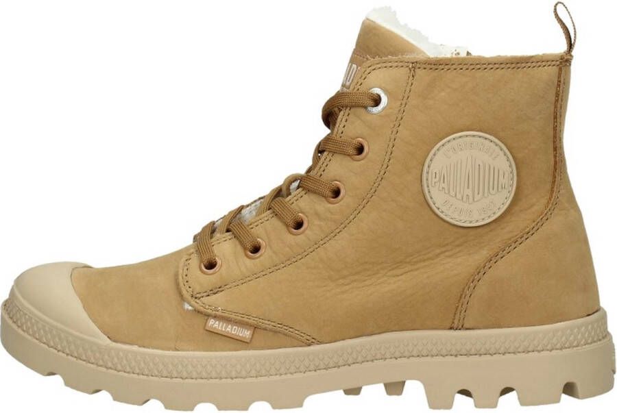 Palladium Pampa Hi Zip Veterschoenen Hoog cognac