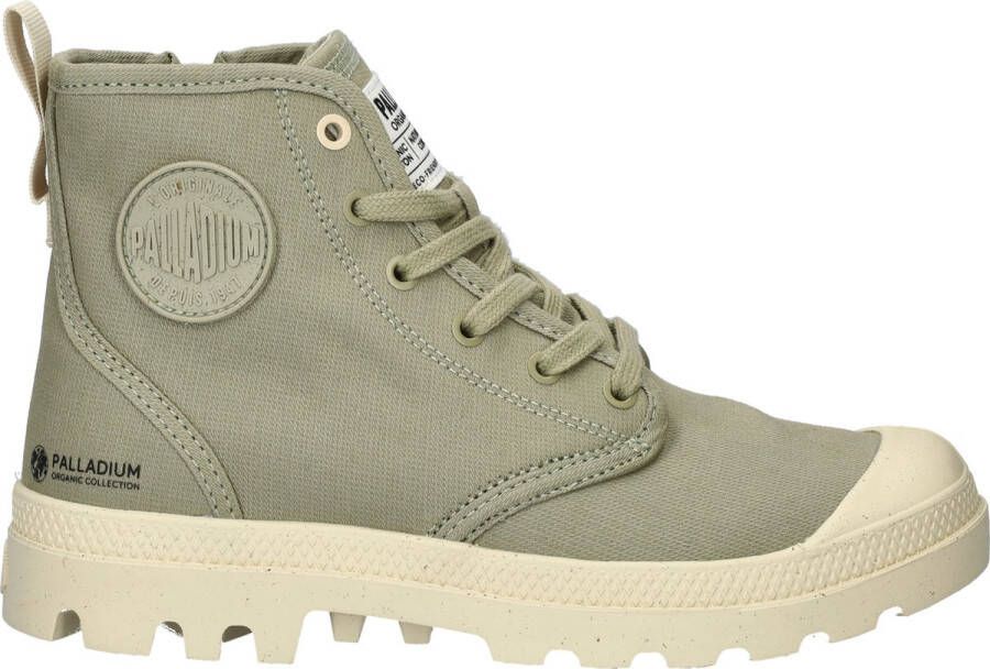 Palladium PAMPA HI ZIP ORGANIC Volwassenen Half-hoge schoenen Groen