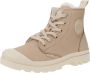 Palladium PAMPA~HIGH~ZIP~WL~~~~~~~~~~~~~ Hoge sneakersVeterlaarzenDames veterschoenenDames sneakersHalf-hoge schoenen Wit beige - Thumbnail 9