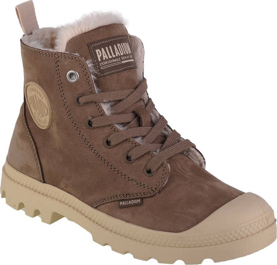 Palladium Pampa Hi Zip WL 95982-212-M Vrouwen Bruin Sneakers