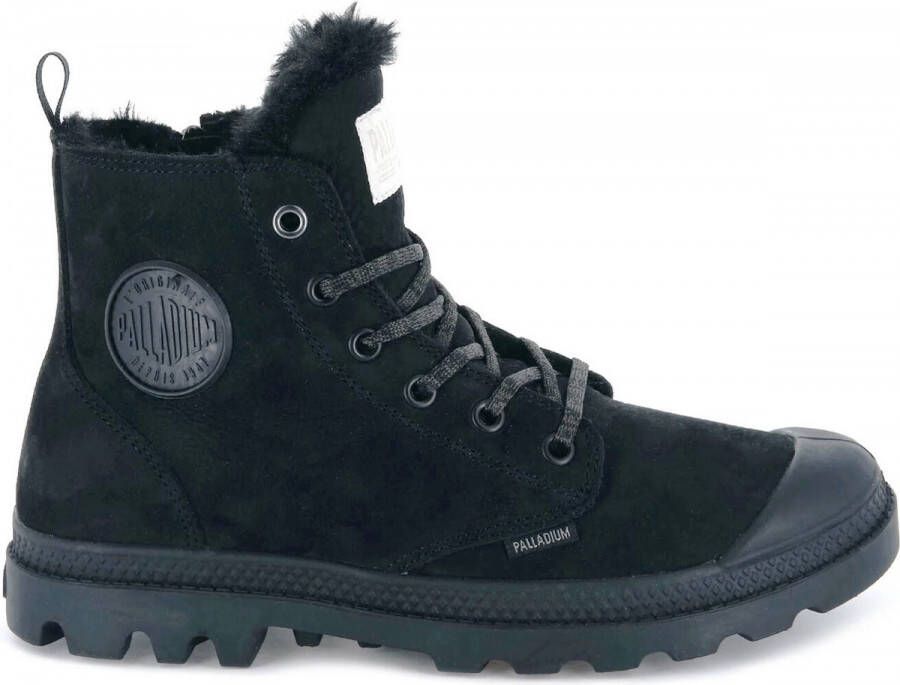 Palladium Veterboots Zwart Imitatieleer 178311 Dames