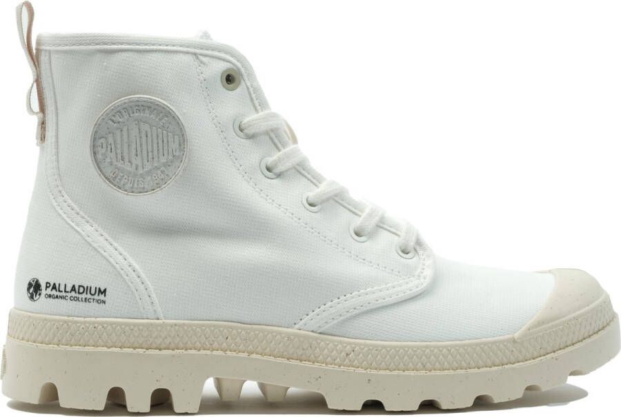 Palladium Pampa Hi-Zip dames veterboot Wit