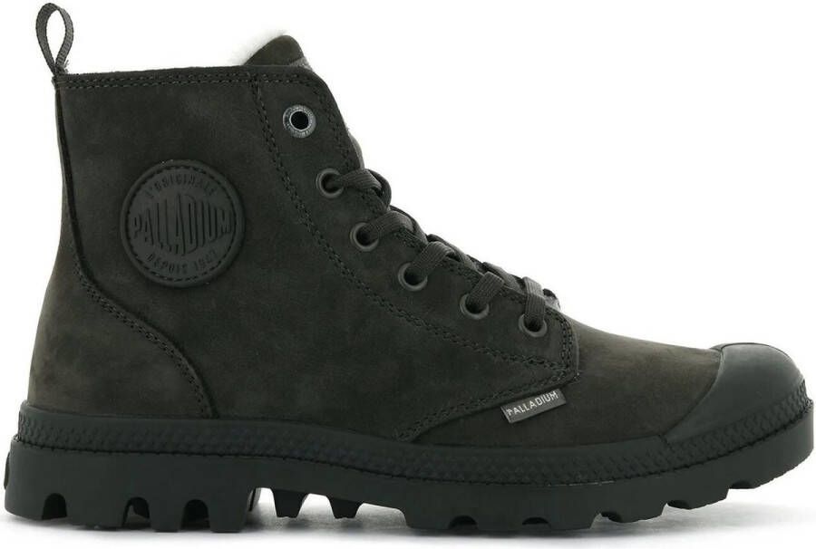 Palladium PAMPA HIGH ZIP WL Volwassenen VeterlaarzenHalf hoge schoenen Kleur Groen