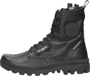 Palladium Pampa Lgn Veterschoenen Hoog zwart