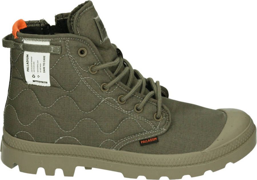 Palladium PAMPA~RE-QUILTED~~~~~~~~~~~~~~ Dames veterschoenenDames sneakersVrije tijd half-hoogHeren veterschoenHeren sneakers Groen