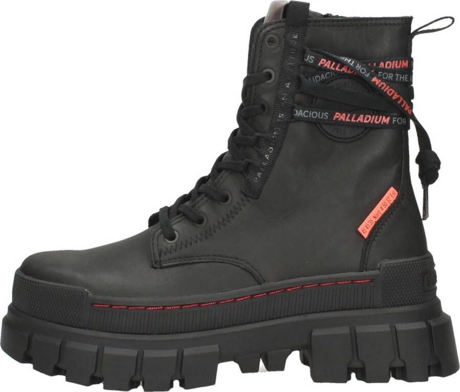 Palladium Revolt Boot L W Veterschoenen Hoog zwart