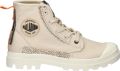Palladium PAMPA UNDERLAYER Volwassenen Half-hoge schoenen Wit beige - Beige
