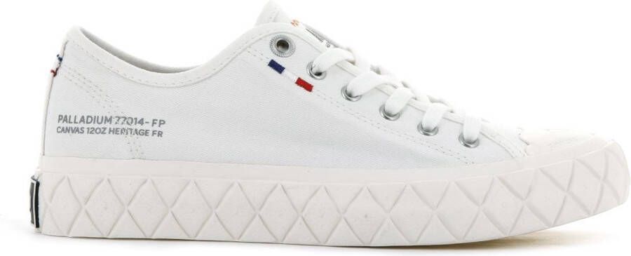 Palladium Canvas Vulcanized Rubber Sneakers White - Foto 5