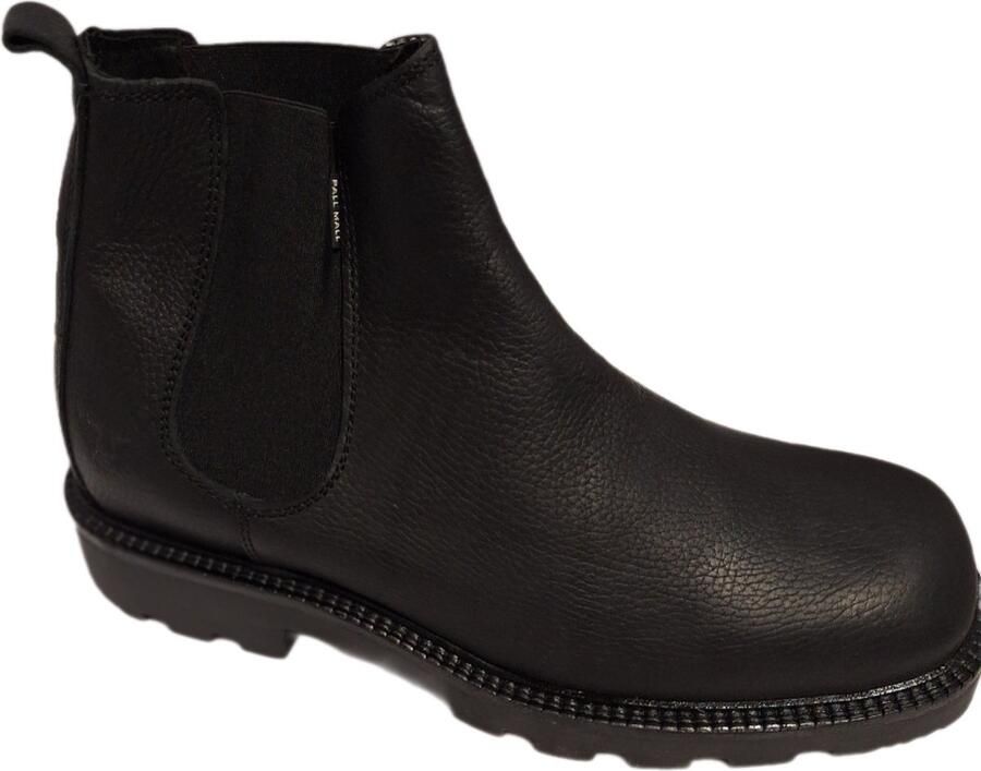 PALLMALL CHELSEABOOTS-BLACK LEDER